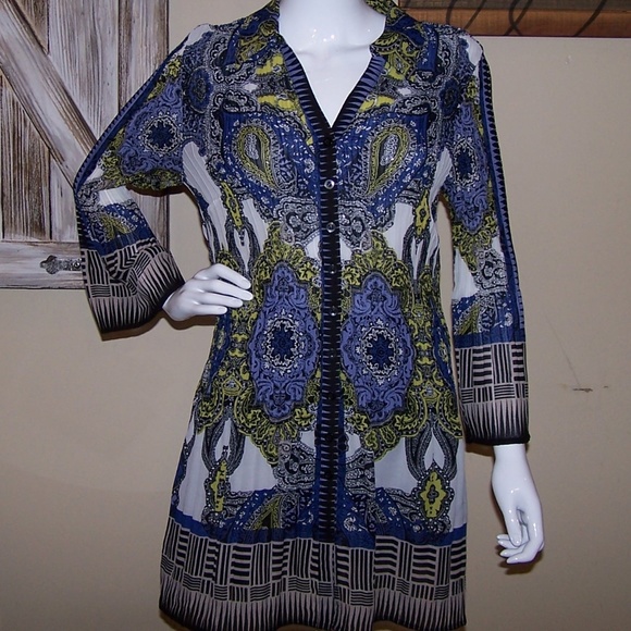 Alfani Pattern Tunic - Picture 1 of 5
